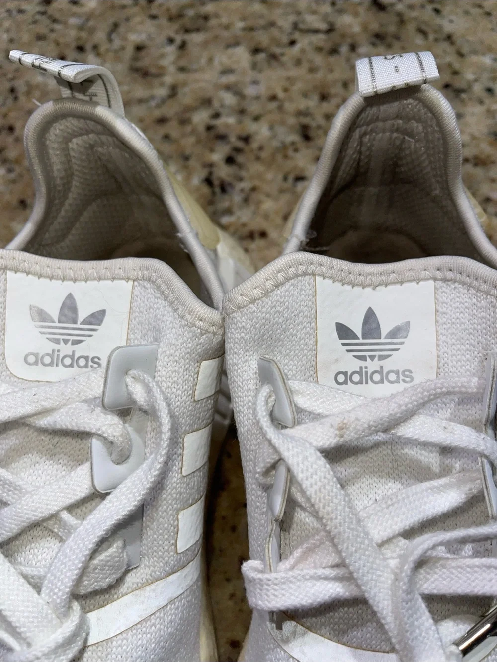 adidas white knit